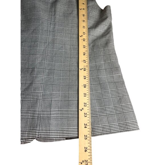 Sincerely Jules Black & White Glen Plaid Sleeveless Vest Womens Size Small - Picture 5 of 11